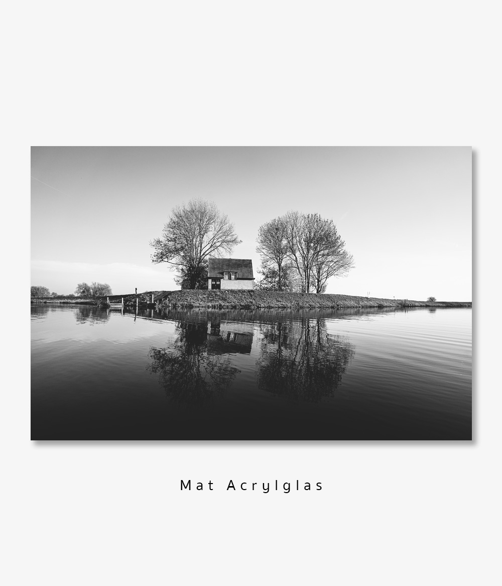foto gemaalhuisje Den Bosch 60x90 mat acrylglas
